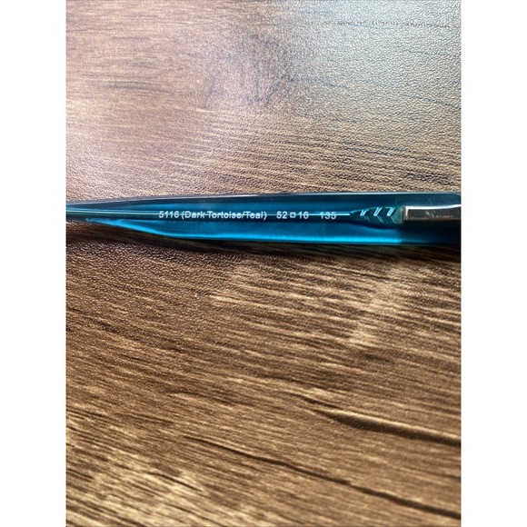 Coach Eyeglasses Women FRAMES ONLY HC 6040 Brooklyn 52-16-135 Tortoise Teal 371 - Picture 14 of 16